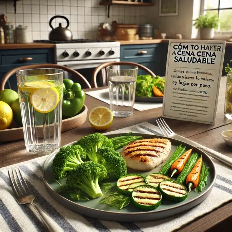 Cenar saludable no tiene por qué ser complicado. Opta por alimentos reales, cenas ligeras y tempranas, y prioriza platos que sean fáciles de preparar.