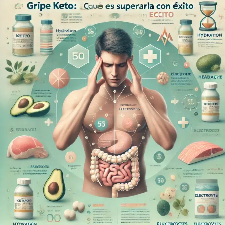 La gripe keto es temporal y manejable, aunque la gripe keto puede ser una molestia inicial, Mantener una hidratación correcta, cuidar los electrolitos y optar por una transición gradual puede marcar la diferencia. Y lo más importante, una vez que tu cuerpo se adapte, disfrutarás de los numerosos beneficios de la dieta cetogénica: mayor claridad mental una inflamación reducida y una mejor gestión del peso.
