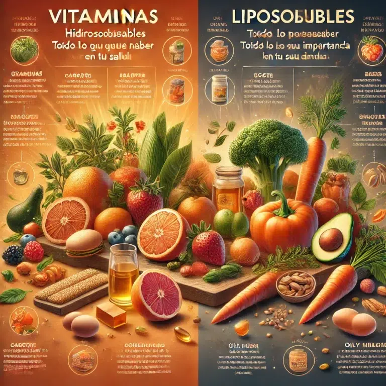 Mantener un buen equilibrio de vitaminas es esencial para la salud integral. Asegúrate de consumir una dieta variada y equilibrada que incluya frutas, verduras, grasas saludables y alimentos fortificados si es necesario.
